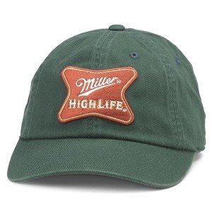 Miller High Life Adjustable Dad Hat - Dark Green