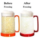 Fasmov 4-Pack Freezer Beer Mugs - 16oz