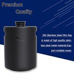 64 OZ Stainless Steel Mini Beer Keg