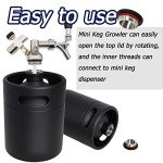 64 OZ Stainless Steel Mini Beer Keg