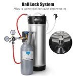5 Gallon Stainless Steel Ball Lock Keg