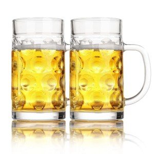 Chill Your Brew: Set of 2 Freezer Beer Mugs
