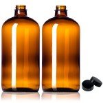 Sally's 32oz Amber Glass Bottles - 2 Pack