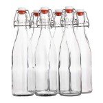 AYL Flip Top Glass Bottles – 6 Pack