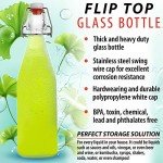 AYL Flip Top Glass Bottles – 6 Pack