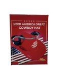 Trump Cowboy Hat with Straws - Fun Drinking Gear