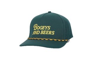 Cooling Golf Hat: Funny "Bogeys and Beers" Design