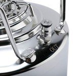 LuckyHigh 1.6 Gallon Mini Stainless Steel Beer Keg