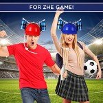 Funny Beer Helmet with Straw - 6 Pieces Set