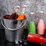 YEBODA 6-Pack 12oz Glass Swing Top Bottles