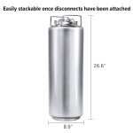 6.5 Gallon Stainless Steel Ball Lock Keg