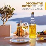 Assorted Clear Glass Bottles with Corks, 6-Pack