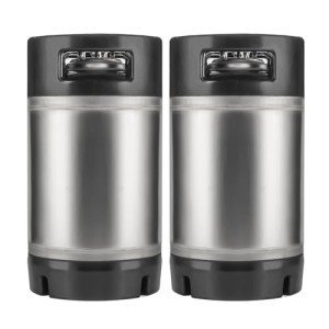 3 Gallon Stainless Steel Ball Lock Keg - 2 Pack
