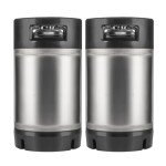 3 Gallon Stainless Steel Ball Lock Keg - 2 Pack