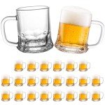 24 Mini Beer Mugs - 5oz Tasting Glasses Set