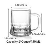 24 Mini Beer Mugs - 5oz Tasting Glasses Set