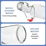 10-Pack 16oz Glass Bottles with Swing Tops