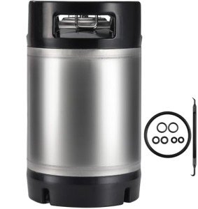 2.5 Gallon Stainless Steel Ball Lock Keg