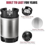 2.5 Gallon Stainless Steel Ball Lock Keg