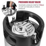 2.5 Gallon Stainless Steel Ball Lock Keg