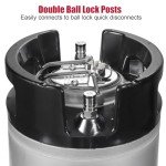 2.5 Gallon Stainless Steel Ball Lock Keg