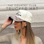 Retro Western Trucker Hat - Stylish Snapback