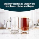 Libbey Large Glass Beer Mug Set of 4