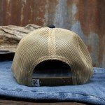 Rural Cloth America Beer Snapback Hat - Navy/Tan