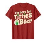 Titties And Beer Funny St Patricks Day 2020 T-Shirt