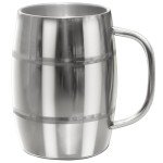 Beer Mugs - Viking Cup for Beer Enthusiasts - Beer Stein Mug for Men - Unique Barrel Design - Versatile Beer Accessories - Ideal Coffee Tumbler - 34 oz Barrel Beer Mug by Quickshot