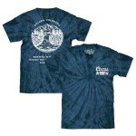 Tee Luv Men's Coors Banquet Shirt - Navy Tie Dye Coors Beer Logo T-Shirt, L