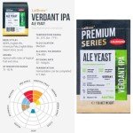 LalBrew Verdant IPA Brewing Yeast (1 Pack) - IPA Ale Yeast - Make Beer At Home - 11 g Sachets - Saccharomyces cerevisiae - Sold by CAPYBARA Distributors Inc.