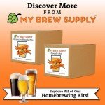 My Brew Supply German Blonde Pils Beer Brewing Kit | European 2-Row Pale Ale Malt | Munich Light Grain | Hallertau Pellet Hops | LalBrew Nottingham Yeast | 5 Gallon Advanced All Grain Home Brewing
