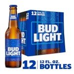 Bud Light Beer, 12 Pack Beer - 12 FL OZ Bottles