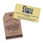 Tee Luv Men's Coors Banquet Beer Shirt - Front and Back Coors Rodeo Bull T-Shirt, Brown Sugar, L