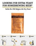 Craft A Brew - Safale BE-256 Yeast - Belgian Ale Dry Yeast - For Belgian & Strong Ales - Ingredients for Home Brewing - Beer Making Supplies - 1 Pack