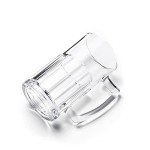 TUSAPAM 6 Pack Heavy Beer Mugs, Large Beer Glasses with Handle, 20 Ounce Glass Steins, Classic Beer Mug glasses Set