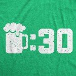 Mens Beer Thirty T Shirt Funny Drinking Saint Patricks Day Sarcastic Irish Tee Funny T Shirts Saint Patrick's Day Apparel for Men Cool Drinking T Shirt Green XL