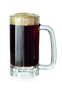 G.E.T. 00086-1-SAN-CL Shatter-Resistant Plastic Beer Mug / Stein, 16 Ounce, BPA Free (Set of 4)
