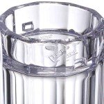 G.E.T. 00086-1-SAN-CL Shatter-Resistant Plastic Beer Mug / Stein, 16 Ounce, BPA Free (Set of 4)