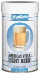 Muntons Beer Making Kit - American Light Premium Range Kit - Includes Beer Making Ingredients - Home Brewing Kit Makes 66 Bottles of Beer (23 Liters Total)
