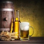 4 Pack Heavy Beer Glass Mug - 16oz Beer Mug, Large Beer Glasses with Handle, Frozen Beer Mugs For Freezer, Classic Beer Mug glasses Set Glass Steins for Bar, Beverage, Dishwasher Freezer Safe 485ML