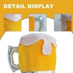 Beer Mug Hats. Handmade Beer Mug Party Hat. One Size Fits Most.