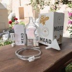 1-Gallon Mead Making Kit – Complete Honey Wine Brewing Kit with Reusable Equipment, Glass Fermenter, Airlock & Yeast – DIY Homebrew Kit for Beginners & Experts- Mead Kit