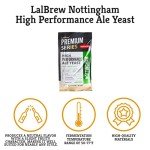Craft A Brew - LalBrew Nottingham™ - High Performance Ale Yeast - For Craft Lagers - Ingredients for Home Brewing - Beer Making Supplies - (1 Pack)