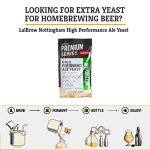 Craft A Brew - LalBrew Nottingham™ - High Performance Ale Yeast - For Craft Lagers - Ingredients for Home Brewing - Beer Making Supplies - (1 Pack)