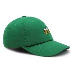 JPAK Cheers Premium Dad Hat Embroidered Baseball Cap Beer Kelly Green