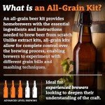 My Brew Supply Hazy IPA Brewing Kit | American Pale Ale Malt | Carapils Grain | Flaked Oats & Wheat | Azacca & Mosaic Pellet Hops | Fermentis Safale Yeast | 5 Gallon Advanced All Grain Home Brewing