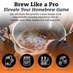 My Brew Supply Hazy IPA Brewing Kit | American Pale Ale Malt | Carapils Grain | Flaked Oats & Wheat | Azacca & Mosaic Pellet Hops | Fermentis Safale Yeast | 5 Gallon Advanced All Grain Home Brewing