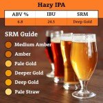 My Brew Supply Hazy IPA Brewing Kit | American Pale Ale Malt | Carapils Grain | Flaked Oats & Wheat | Azacca & Mosaic Pellet Hops | Fermentis Safale Yeast | 5 Gallon Advanced All Grain Home Brewing